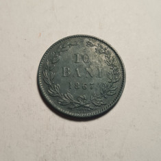 10 bani 1867 Watt Piesa Frumoasa