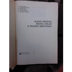 ULEIURI MINERALE PENTRU UTILAJE SI PROCESE INDUSTRIALE - COLECTIV DE AUTORI