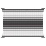 vidaXL P&acirc;nză de umbră Antracit și Alb 3 x 6 m HDPE 42032773