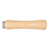 Maner din lemn pentru pile 11,5 cm, cu inel metalic Topex