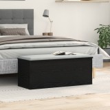 vidaXL Ladă depozitare, stejar negru, 90x35x35 cm, lemn prelucrat