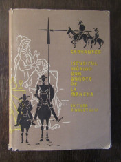 CERVANTES - ISCUSITUL HIDALGO DON QUIJOTE DE LA MANCHA( CARTONATA ) foto