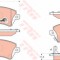 Set placute frana,frana disc TOYOTA COROLLA (CDE12, ZZE12, NDE12, ZDE12) (2001 - 2007) TRW GDB3288