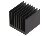 Radiator extrudat BGA cu aripioare, 27mm, negru - Advanced Thermal Solutions
