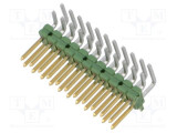 Conector TE Connectivity AMPMODU MOD II tată PIN 22 şiruri pini