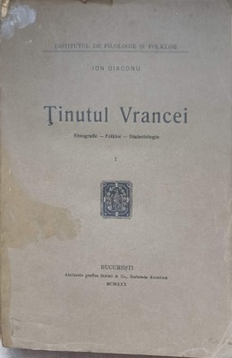 TINUTUL VRANCEI VOL.1-ION DIACONU-219483 foto