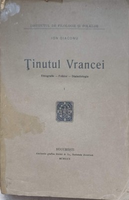 TINUTUL VRANCEI VOL.1-ION DIACONU foto