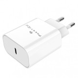 Incarcator Retea Prestico F15+, 30W, 3A, 1 x USB-C, Alb, Universal
