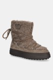 Gant cizme de iarnă Snowhill culoarea maro, 31541101