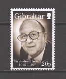 Gibraltar 1997 &ndash; Sir Joshua Hassan - om politic, (serie), MNH, Nestampilat