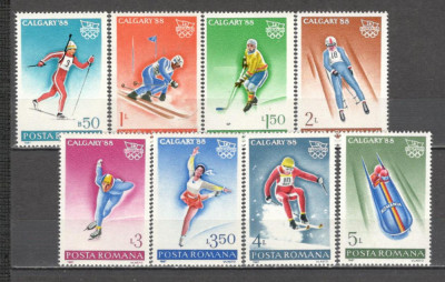 Romania.1987 Olimpiada de iarna CALGARY DR.499 foto