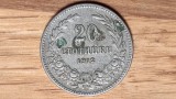 Bulgaria - moneda de colectie - 20 Stotinki 1912 - Ferdinand I, Europa