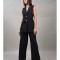 PANTALONI COSTUM CU DUNGI NEGRE VENEZIA S Negru