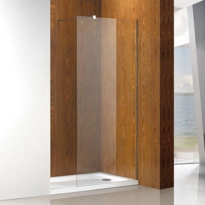 Perete dus tip walk-in, West PW80WST07, sticla transparenta, profil cromat, 80 x 200 cm foto