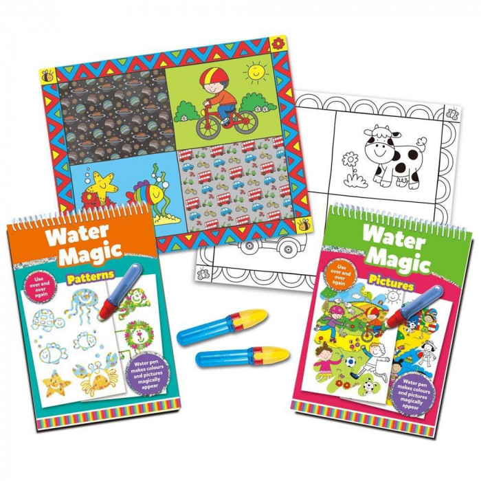 Water Magic: Set carti de colorat - 2 bucati