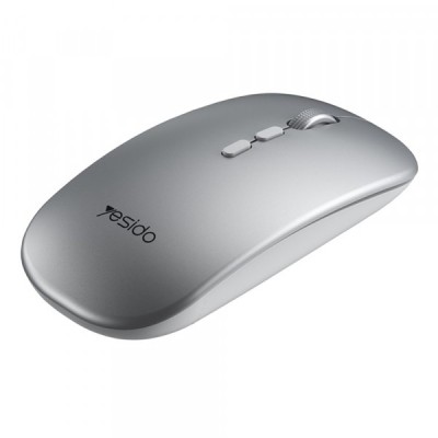 Mouse Wireless Yesido KB15, 800DPI - 1600DPI, Argintiu foto