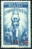 1952 , Lp 298 , CONSTITUTIA R.P.R. , supratipar - MNH.