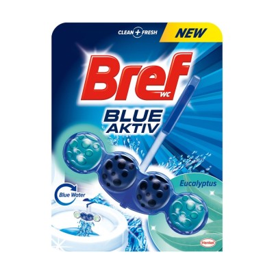 Odorizant wc baie Bref Blue Aktiv Eucalipt, 50 g foto