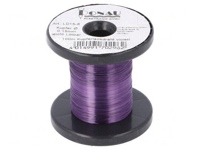 S&acirc;rmă de Cupru Argintată 0,15mm Violet