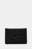 Karl Lagerfeld portofel K/SKUARE femei, culoarea negru, A1W32052