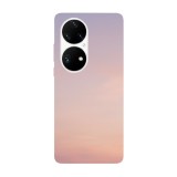 Husa compatibila cu Huawei Mate 40 Pro model Gradient pink sky, Silicon, TPU, Viceversa, Transparent, Carcasa