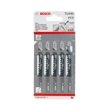 Panza fierastrau vertical, pentru lemn, Bosch Speed for Wood, T 144 D, set 5 bucati