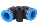Racord push-in unghi 90&deg; 6mm 0,95&divide;6bar QSM