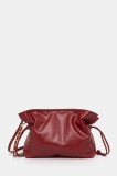 Answear Lab poseta de piele culoarea rosu