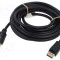 Cablu DisplayPort Goobay 5m negru, mufă DisplayPort - DisplayPort, 8K, HDR, certificat VESA