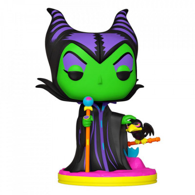 Figurina Funko POP! Disney Villains, Maleficent (Blacklight), 9 cm foto