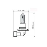 Bec Moto MBS 12V 65W HB3