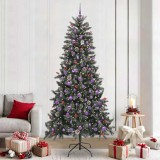 vidaXL Brad de Crăciun artificial Verde 129.5 x 129.5 x 240 cm 3395910