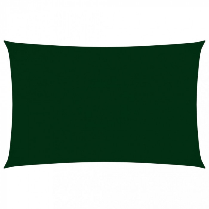 vidaXL Parasolar, verde &icirc;nchis, 3x6 m, țesătură oxford, dreptunghiular