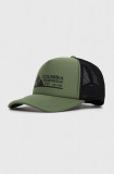 Columbia șapcă Camp Break culoarea verde, cu imprimeu 2070941