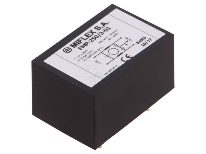 Filtru anti-interferențe 250VAC 3A