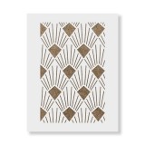 Sablon Perete vopsire, tencuiala 900x600x0.7mm Metropolis Flare Refolosibil, model MXSP7087