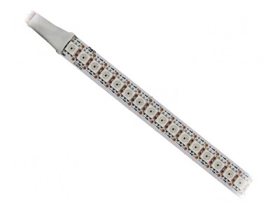 Bandă LED RGB 5050 Programabilă 5V 144 LED/m 12mm PCB Albă foto