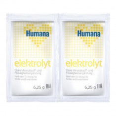 Humana Elektrolyt banane de la 1 an folie cu 2 plicuri * 6,25 g foto