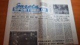 gazeta sporturilor 22 februarie 1990-cupa romaniei,dermata cluj reveleatia cupei