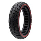 Anvelopă solidă ultra-ușoară, 8.5x2-6.1/B34 off-road, negru cu linie roșie | Motorevolution