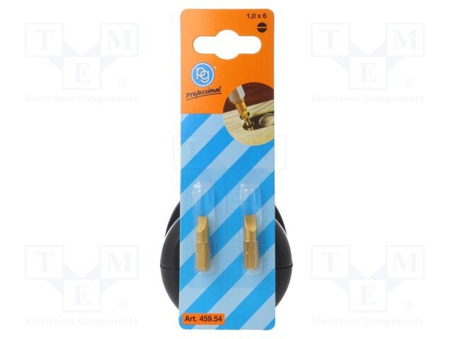 Capăt de şurubelniţă plată 6,0x1,0mm PG PROFESSIONAL - 2 buc.