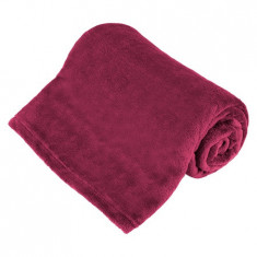 Patura Fleece Polar, Material Moale si Pufos Cocolino, Dimensiune 150x200 cm, Culoare Rosu
