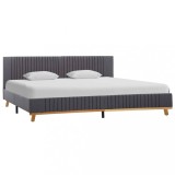 Cumpara ieftin Cadru de pat, gri deschis, 180 x 200 cm, material textil
