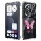 Husa antisoc pentru nothing phone (3a) pro - airbag tpu, col&Egrave;uri ranforsate- butterfly roz
