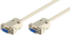 Cablu SERIAL 9 pini mama-mama 2m 1:1 RS232