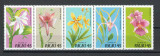 Palau 1990 Mi 361/65 MNH, nestampilat - Orhidee, Flora