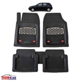 Covorașe Auto TeamCar&reg; Tip Tăviță Volkswagen Golf IV (1997&ndash;2004) - Hatchback, Negru marmorat, Cauciuc