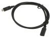 Cablu USB 3.2 USB-C la USB-C 1m Negru, Goobay