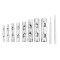 Set chei tubulare duble 6-22 mm tip teava 10buc. TOP TOOLS 35D193 HardWork ToolsRange