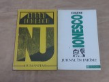 EUGEN IONESCU\IONESCO - NU + JURNAL IN FARAME